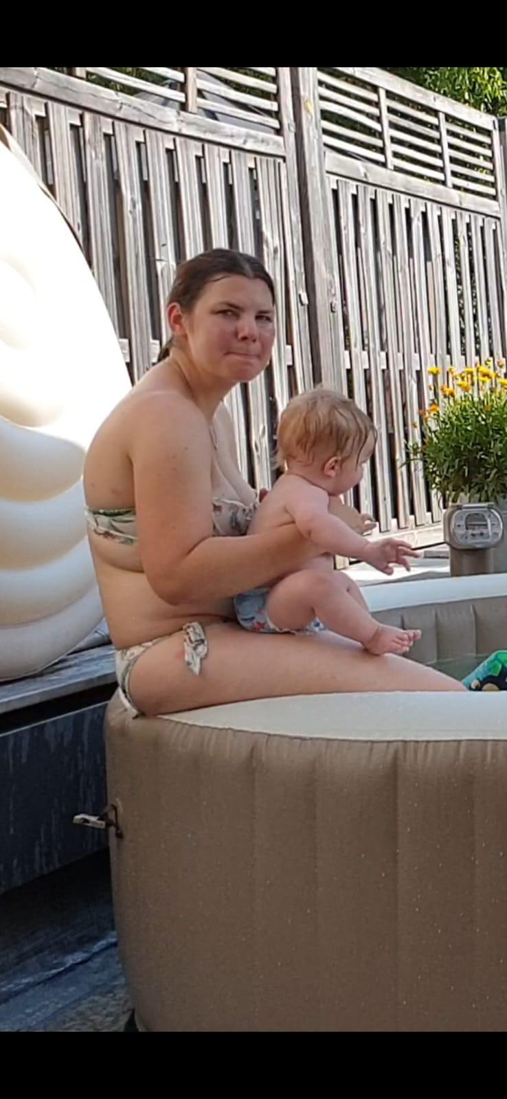 Tanja vor ihrer persönlichen Veränderung